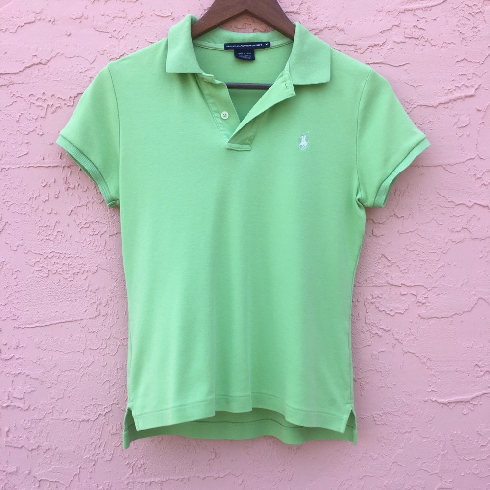 Ralph Lauren Sport Lime Green Polo